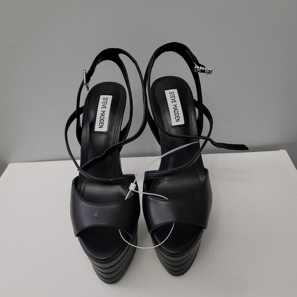 Steve Madden Larssa Strappy Platform Dress Sandals - Picture 3 of 12